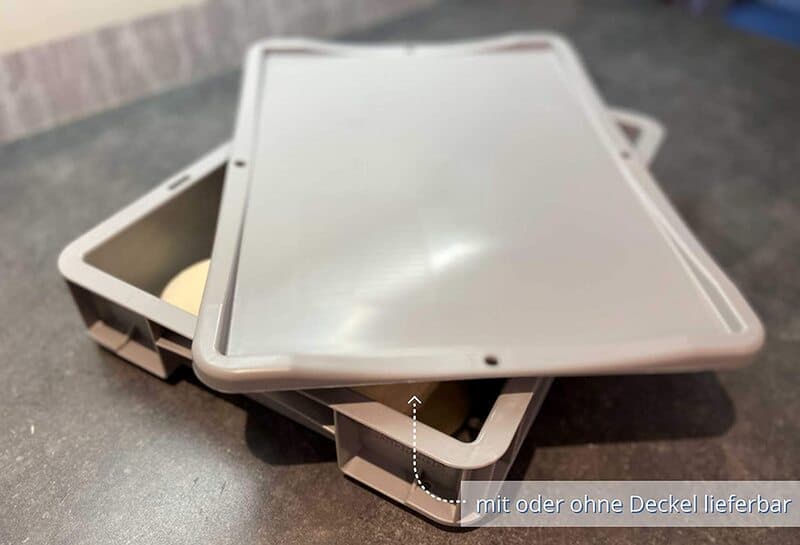 Pizzaballenbox mit Deckel - mit oder ohne deckel
