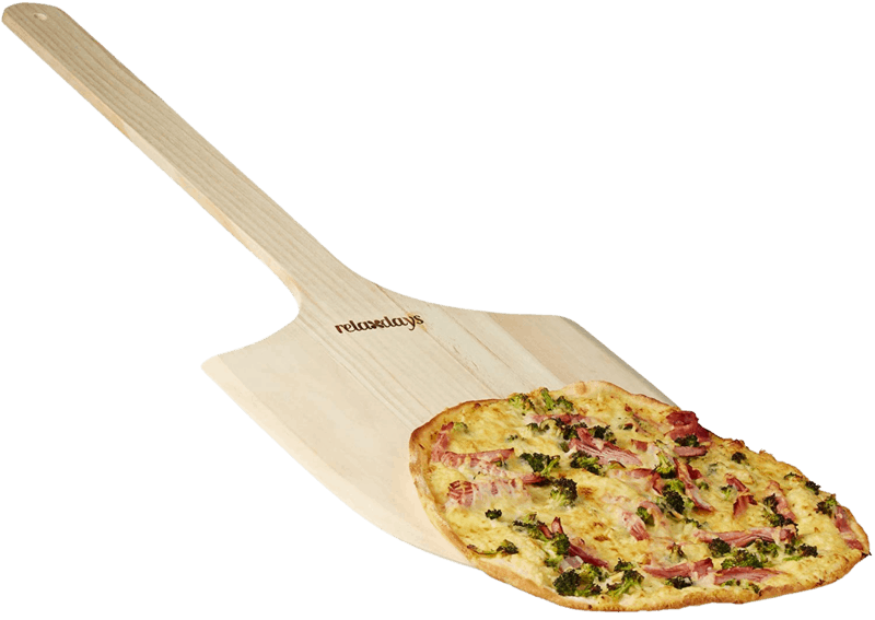Relaxdays Pizzaschaufel XXL aus Holz