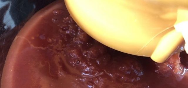 Tomatensauce selber machen – Tomaten grob passieren Tomatensauce selber machen - Tomaten grob passieren